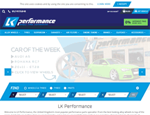 Tablet Screenshot of lkperformance.co.uk
